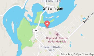 map, Parcours canoe kayak de Shawinigan