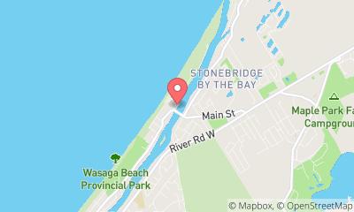 map, Wasaga Beach Provincial Park - Beach Area 1