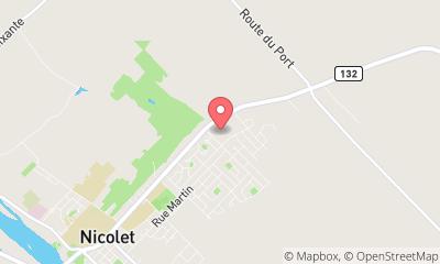 map, IGA Supermarché Clément Nicolet inc.