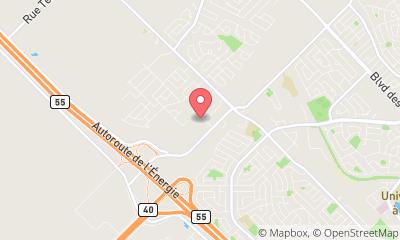 map, IGA Des Chenaux Famille Paquette