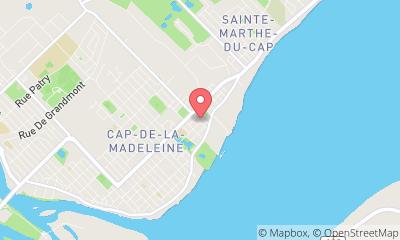 map, Auberge La Veranda - Cap-de-la-Madeleine (Trois Riviere Qc)