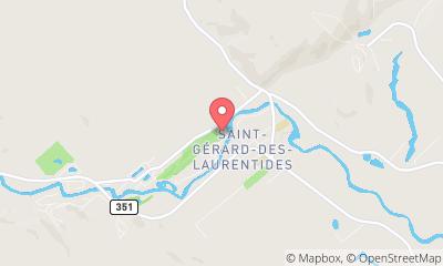 map, Golf Saint Gerard Des Laurentides