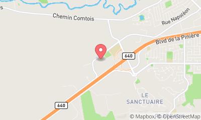 map, Club de Soccer Terrebonne