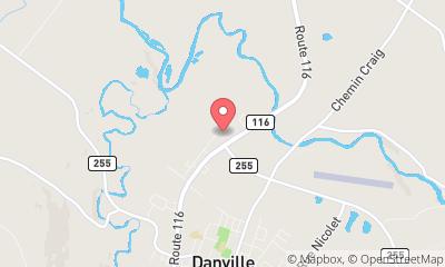 map, Danville Curling Club Inc