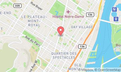 map, Loft Hotel Montreal