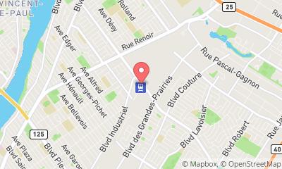 map, Saint-Léonard - Montréal-Nord Train Station