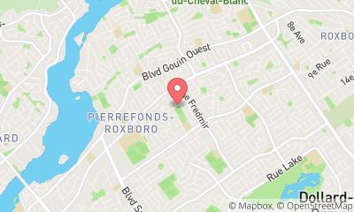 map, Aragon Park tennis courts