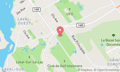 map, Club de Golf Le Cardinal