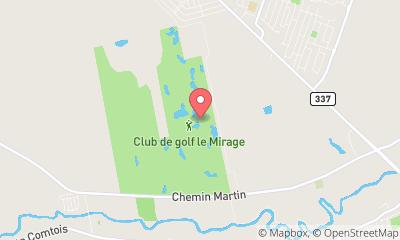 map, Mirage Golf Club