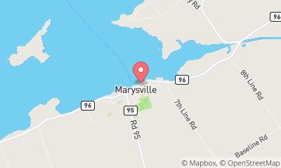 map, Wolfe Island Boat Club