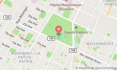 map, Montreal Botanical Garden