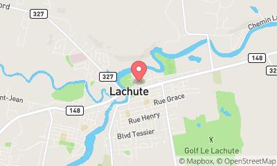 map, Club de Curling Lachute Curling Club