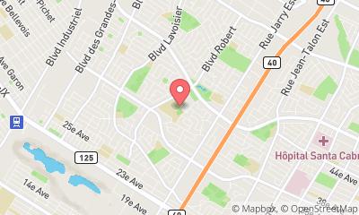 map, Aquatic Complex Saint-Léonard