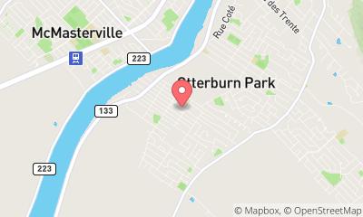 map, Otterburn Legion and Curling Club