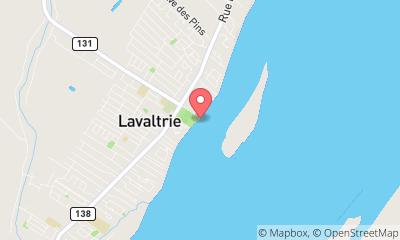 map, Quai du parcours de canot kayak de Lavaltrie.