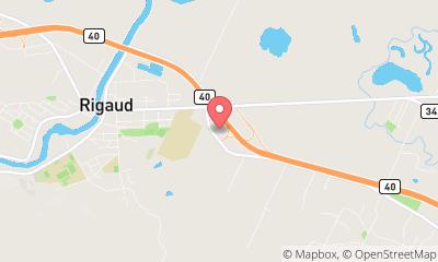 map, Tourist Information Center in Rigaud