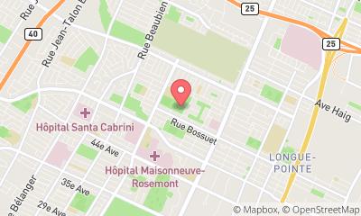 map, Tennis Louis-Riel