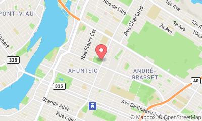 map, Baseball Ahuntsic