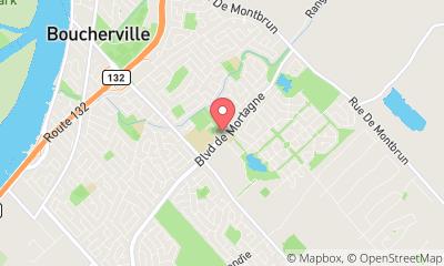 map, Centre des glaces Gilles-Chabot