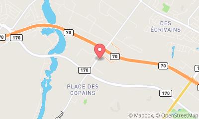 map, Saguenay Paintball Karting