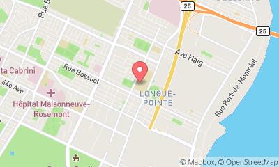 map, Club tennis de table Maisonneuve