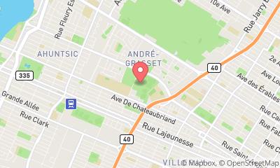 map, Club de Tennis de Table Prestige de Montréal