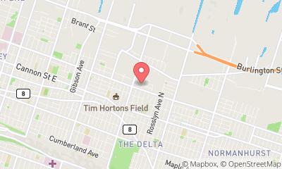 map, Hamilton Indoor Go Karts