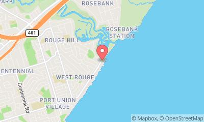 map, Rouge National Urban Park, Rouge Beach and Marsh