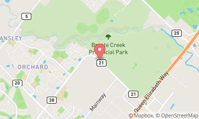 map, Bronte Creek Provincial Park