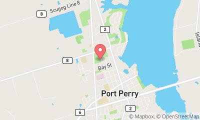 map, Port Perry Fairgrounds