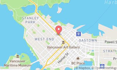 map, Shangri-La Hotel Vancouver Drive way