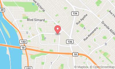 map, Academy Martial Arts Brossard