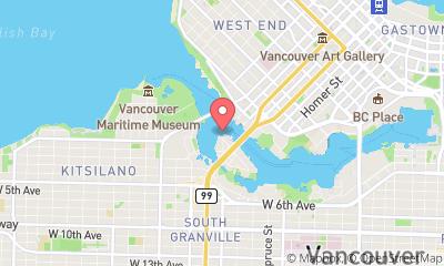 map, Granville Island Ferry Dock