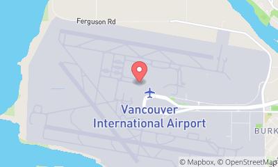 map, Vancouver International Airport
