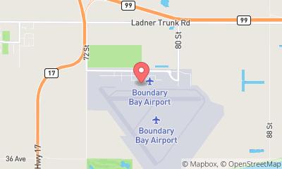 map, Boundary Bay Airport (CZBB)
