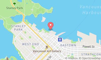 map, Vancouver Harbour Flight Centre Seaplane Terminal