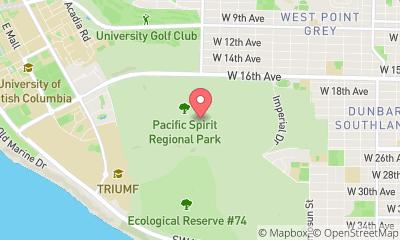 map, Pacific Spirit Regional Park