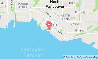 map, Seaside Hotel North Vancouver - An Executive Hotel