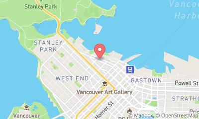 map, Coast Coal Harbour Vancouver Hotel by APA