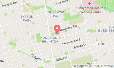 map, Roehampton Avenue Furnished Suites