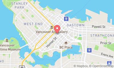 map, L'Hermitage Vancouver