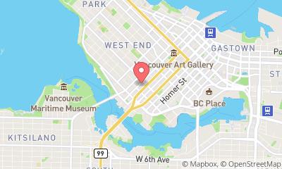 map, Residence Inn by Marriott Vancouver Downtown