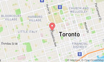 map, Toronto Rooms and Suites
