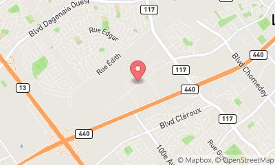 map, Piscines Bonaventure Inc.