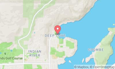 map, Deep Cove Yacht Club