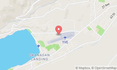 map, Skydive Okanagan