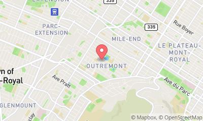 map, Outremont Theatre