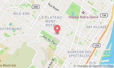 map, Montréal Piscines Intérieures