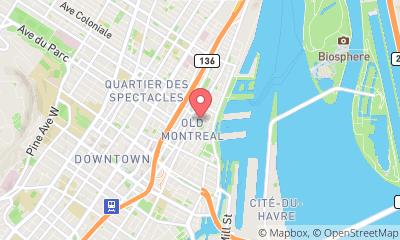 map, Notre-Dame Basilica of Montreal