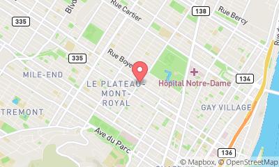 map, Aux Verres Stérilisés Inc